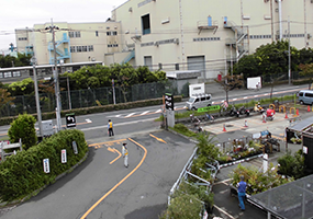 スーパーの駐車場・駐輪所での警備