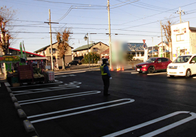 スーパーの駐車場・駐輪所での警備